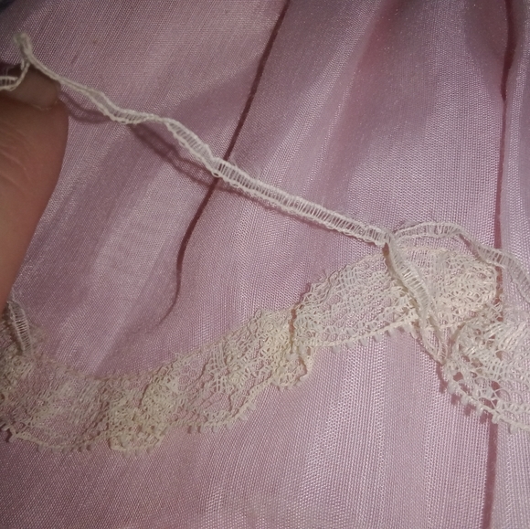 Vintage Aldenette Baby Dress Pink Layered Size 9MO - Picture 8 of 13